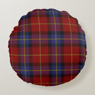 Tartanpatroon Rond Kussen