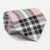 Tartanprint Stropdas (Opgerold)