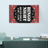 Tartanvlekvormig roodkleurig weefsel spandoek (Beurs)