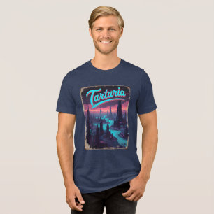 Tartaria Mud Flood Cyberpunk Vintage Tri-Blend Shirt