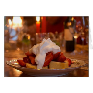 Tarte Aux Fraises Avec Crème À La Foule