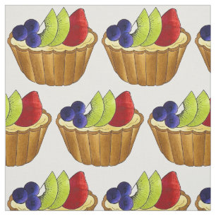 Tarte aux Fruits Fruit Tart Pie Stof