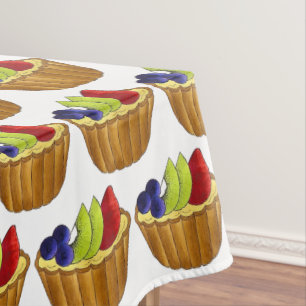 Tarte aux Fruits Fruit Tart Pie Tafelkleed