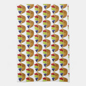 Tarte aux Fruits Fruit Tart Pie Theedoek (Verticaal)