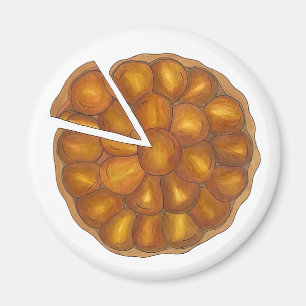 Tarte Tatin French Apple Fruit Tart Pie Pastry Magneet