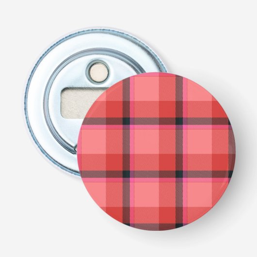 Tartontwerp Button Flesopener (Voorkant)