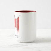 TarValon.Net bannière rouge Regalia Mug (Centre)
