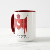 TarValon.Net bannière rouge Regalia Mug (Devant gauche)