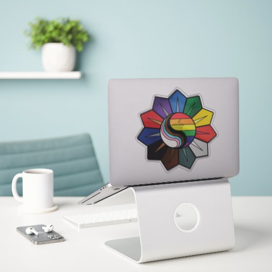 TarValon.Net "Steun Uw Stripes"VinylSticker Sticker (Laptop op bureau)