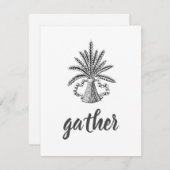 Tarwe bundel notitiekaartje (Voorkant / Achterkant)