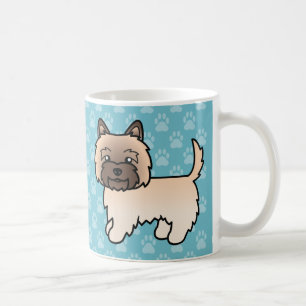 Tarwe Cairn Terrier Cartoon Hond Koffiemok
