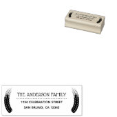 Tarwe Douanenaam Retouradres Rubberstempel (Gestempeld)