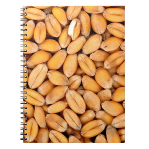 Tarwe graan notitieboek