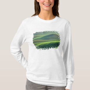Tarwe komt op in de heuvels van de Palouse T-shirt