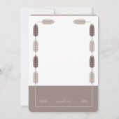 tarwe-Lijst-communieuitnodiging Kaart (Achterkant)