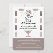 tarwe-Lijst-communieuitnodiging Kaart (Voorkant)