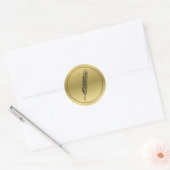 Tarwe Logo - Faux Gold Sticker (Envelop)