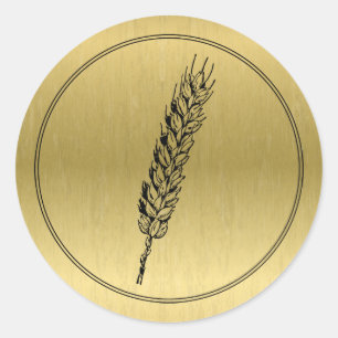Tarwe Logo - Faux Gold Sticker