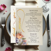 Tarwe - Monogram, Wilde Bloemen & Dank Je Menu