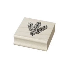Tarwe of Foliage Art Stamp Rubberstempel