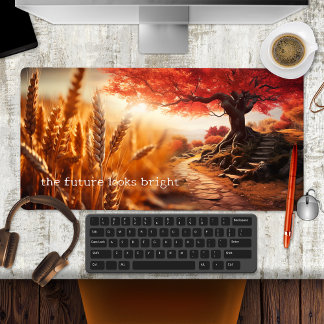 Tarwe Oude Boom Wijsheid Quote Desk Mat