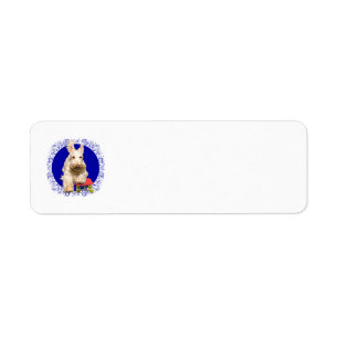 Tarwe SCOTTIE Retouradreslabels Etiket