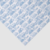 TARWE Terrier Frans Blauw Toile Tissuepapier (Detail)
