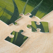 Tarwe Terrier Hond Spring Bloemen Schilderen Legpuzzel (Zijkant)