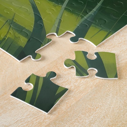 Tarwe Terrier Hond Spring Bloemen Schilderen Legpuzzel (Zijkant)