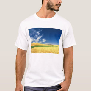 Tarweoogst op de Palouse in het oosten T-shirt