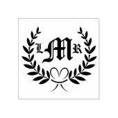 Tarweoren Monogram Rubber Stamp Rubberstempel (Afrduk)