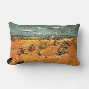tarwestapels met Reaper van Vincent van Gogh Kussen