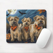 Tarweterriër Halloween Spooky Muismat (Met muis)