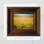 Tarweveld 2005 Acryl schilderij Kalmerend (Voorkant / Achterkant)