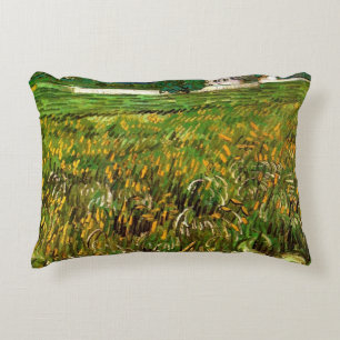 Tarweveld bij Auvers van Vincent van Gogh Accent Kussen