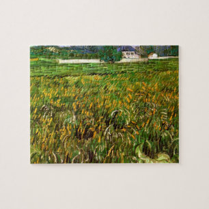 Tarweveld bij Auvers van Vincent van Gogh Legpuzzel