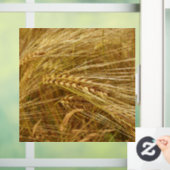 Tarweveld. Het is oogsttijd! Raamsticker (Huis)