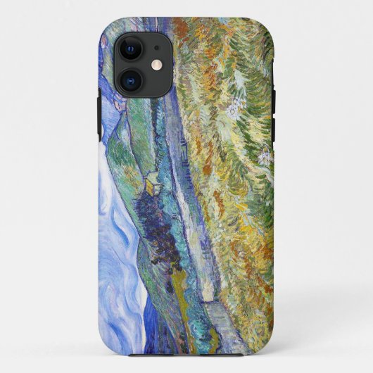 Tarweveld met bergen in de achtergrond Case-Mate iPhone case (Achterkant)