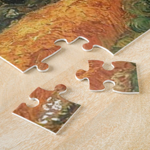 Tarweveld met cipres van Van Gogh. Legpuzzel