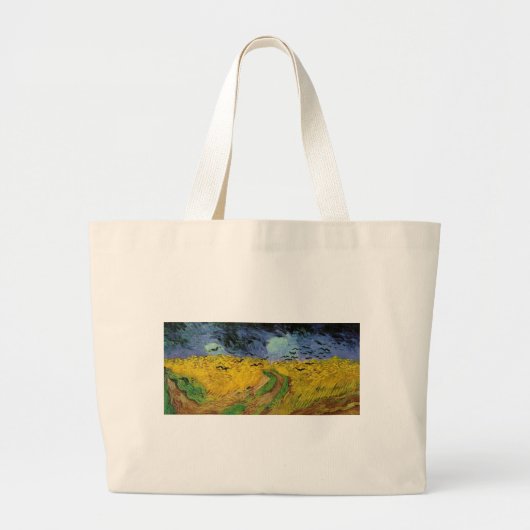 Tarweveld met koeien grote tote bag (Voorkant)
