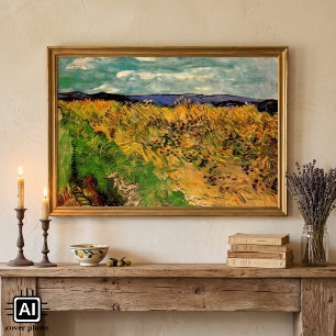 Tarweveld met korenbloemen van Vincent van Gogh Poster