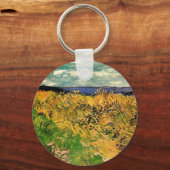 Tarweveld met korenbloemen van Vincent van Gogh Sleutelhanger (Voorkant)