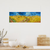 tarweveld met kraaien poster (Keuken)