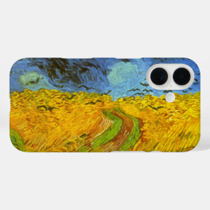 Tarweveld met kraaien van Vincent van Gogh iPhone 16 Hoesje