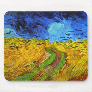 Tarweveld met Kroes Van Gogh Fine Art Muismat