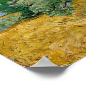 Tarweveld met Poster met Cypresse (Hoek)