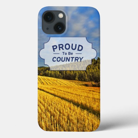 Tarweveld na oogst Case-Mate iPhone case (Achterkant)