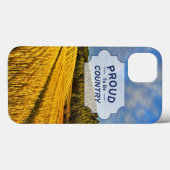 Tarweveld na oogst Case-Mate iPhone case (Achterkant (horizontaal))