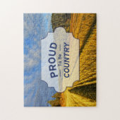 Tarweveld na oogst legpuzzel (Verticaal)