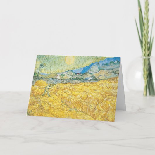 tarweveld | Vincent van Gogh Kaart (Voorkant)